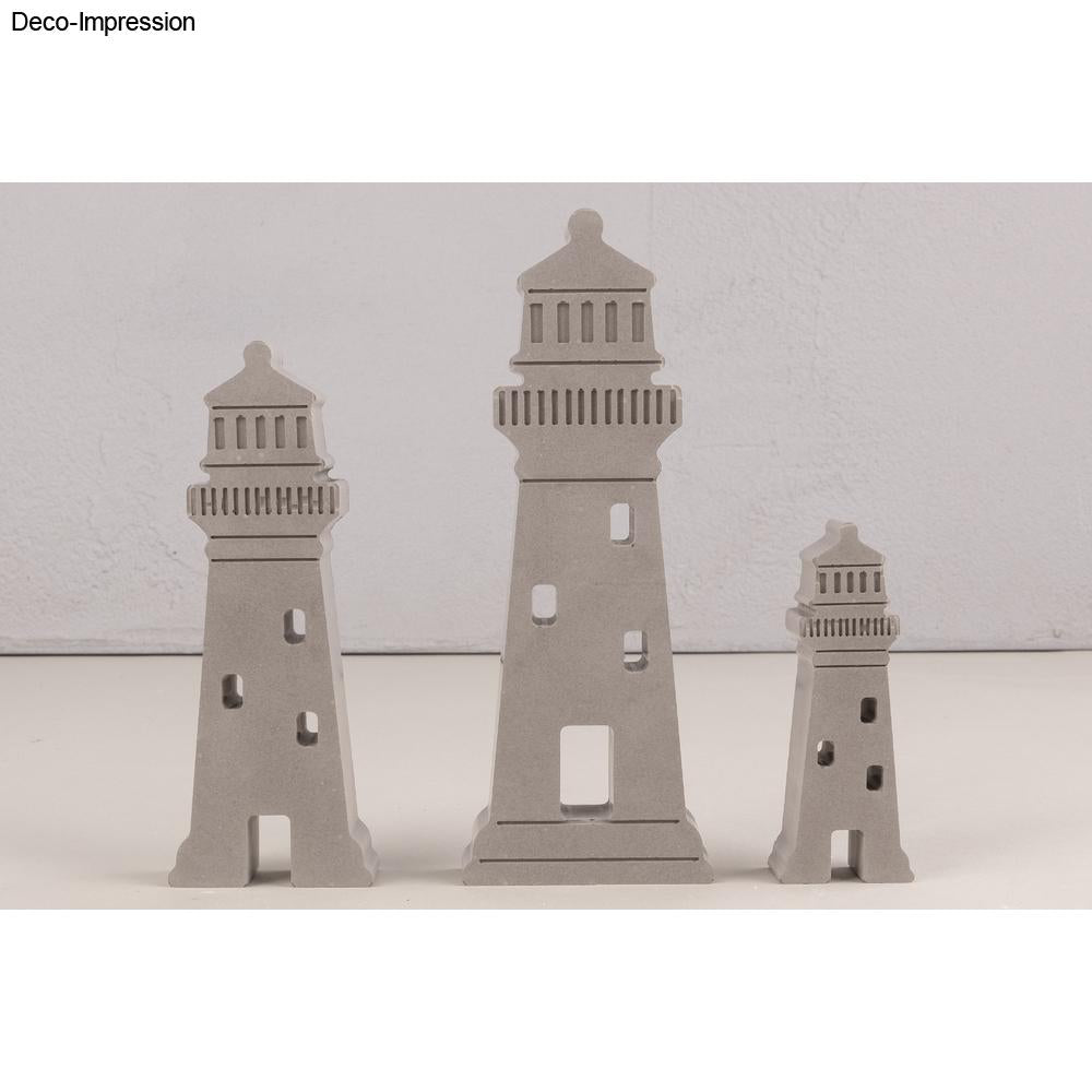 Silikon Gießformen Leuchttürme – Set (3 Formen) - Produktbild