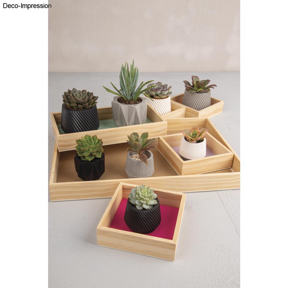 Silikon Gießformen Mini Töpfchen – Set (3-teilig) - Produktbild