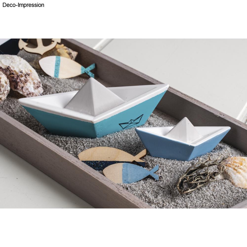 Silikon Gießformen Origami-Boote – Set (3 Formen) - Produktbild