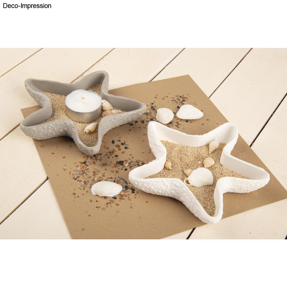 Silikon Gießformen Seestern & Muscheln – Set (3-teilig) - Produktbild