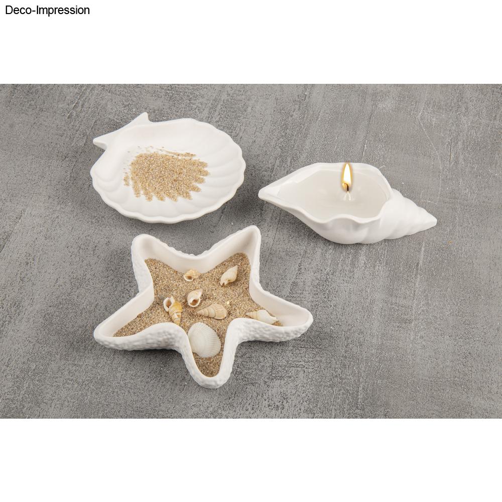 Silikon Gießformen Seestern & Muscheln – Set (3-teilig) - Produktbild