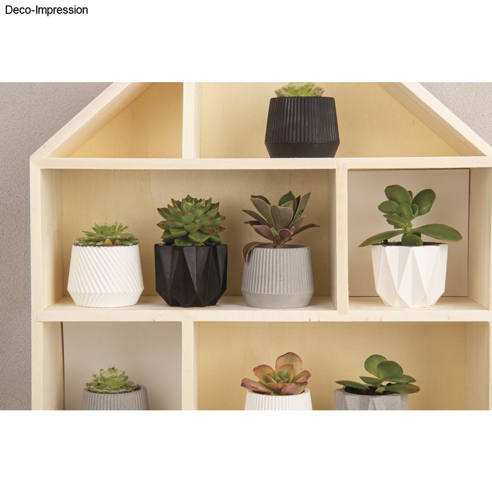 Silikon Gießformen Set Mini Töpfchen  Produktbild