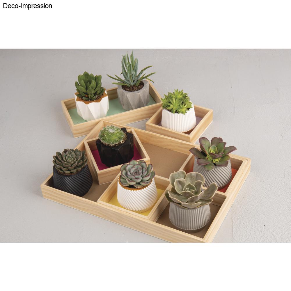 Silikon Gießformen Töpfchen – Set (3-teilig) - Produktbild