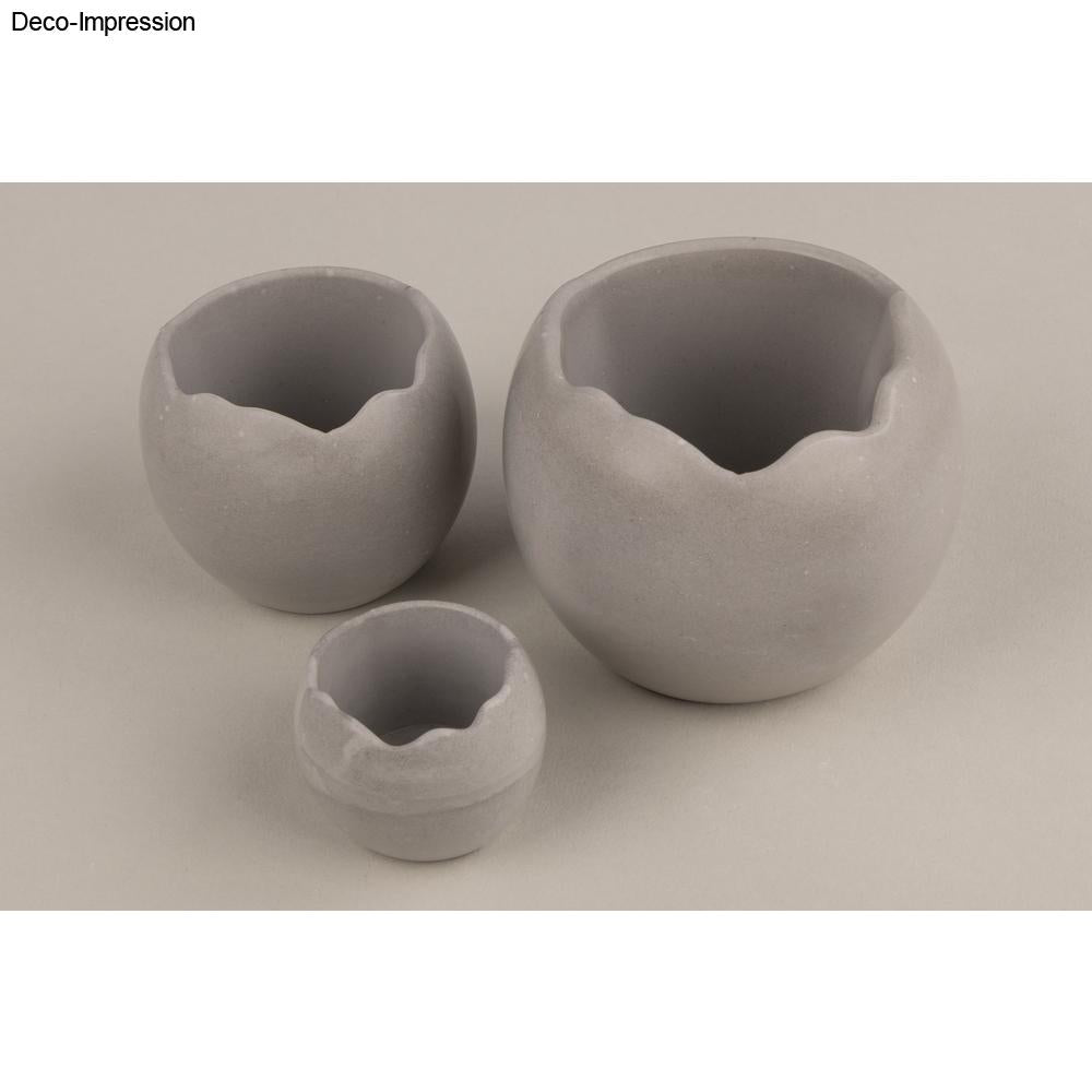 Silikon Gießformen Vasen Wellenrand – Set (3-teilig) - Produktbild