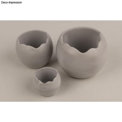 Silikon Gießformen Vasen Wellenrand – Set (3-teilig) - Produktbild