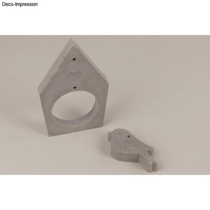 Silikon Gießformen Vogelhaus + Vogel – 2 Formen - Produktbild