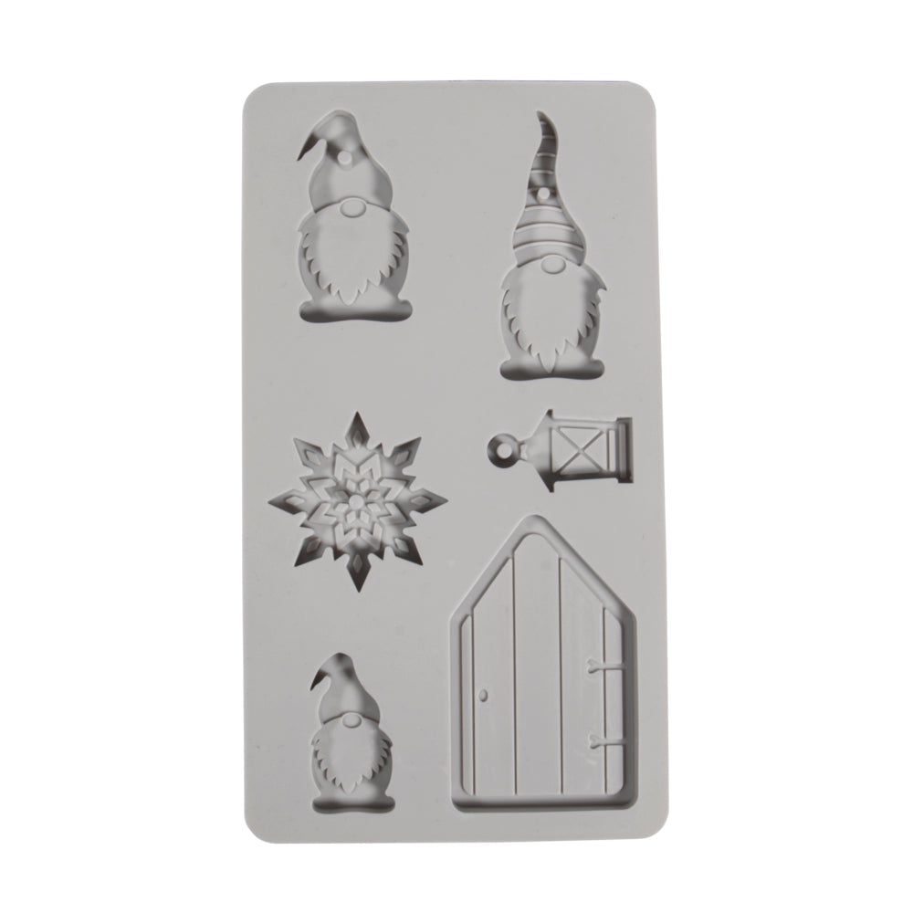 Silikon Gießformen Wichtel – 6 Motive - Produktbild