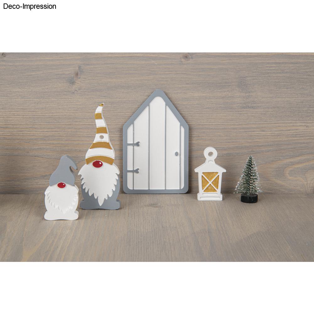 Silikon Gießformen Wichtel – 6 Motive - Produktbild