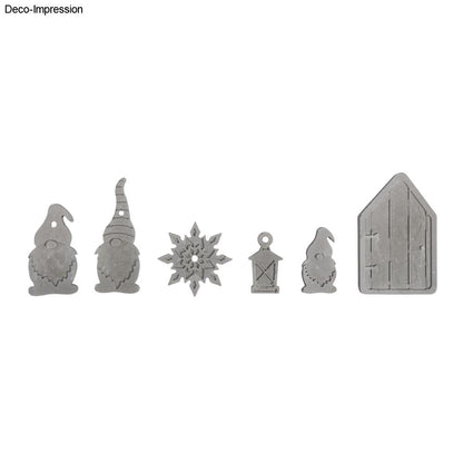 Silikon Gießformen Wichtel – 6 Motive - Produktbild