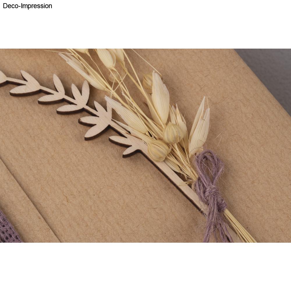 Trockenblumenstrauß – Elfenbein, fertig gebunden (18–20 cm) - Produktbild