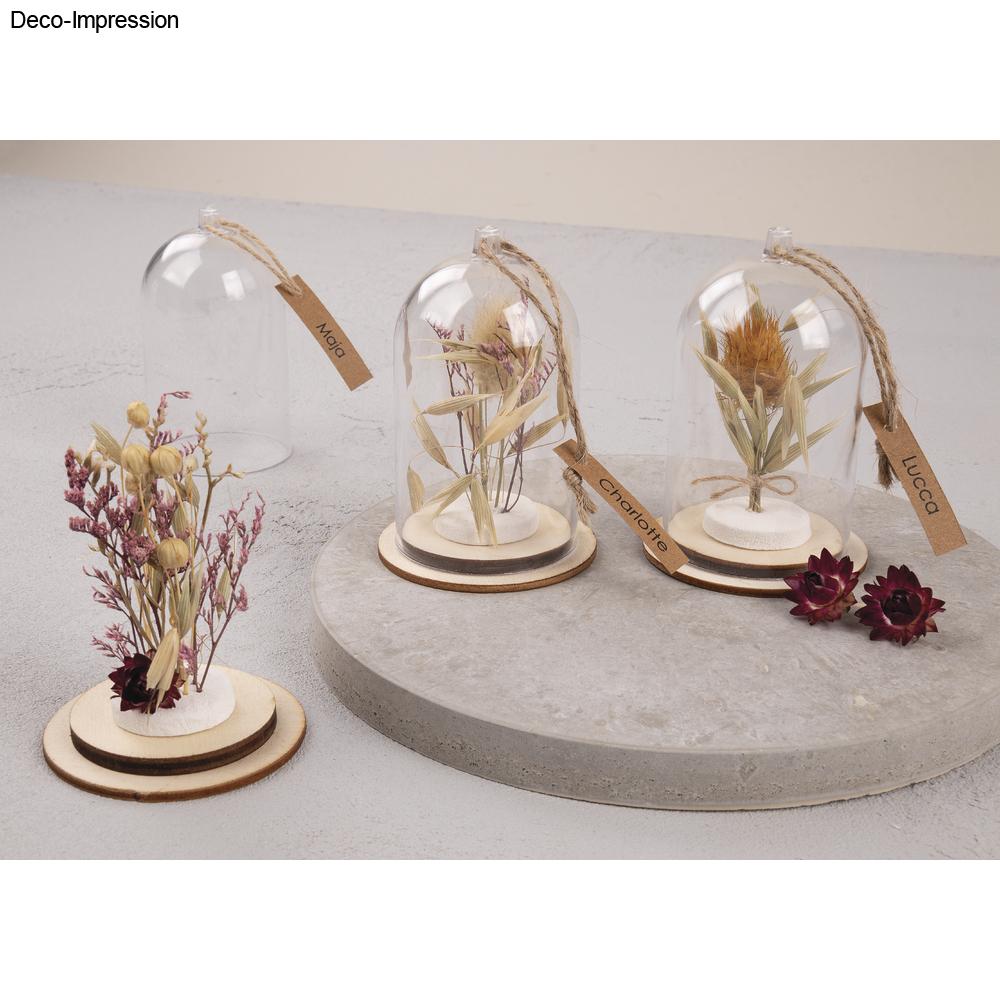 Mini-Trockenblumen – zartrosa, sortiert - Produktbild