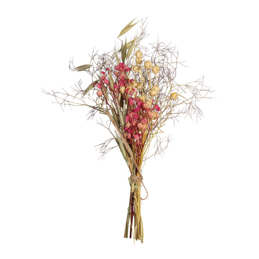 Trockenblumenstrauß Rosa – Mini-Bouquet (18–20 cm) - Produktbild