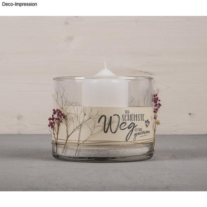 Trockenblumenstrauß Rosa – Mini-Bouquet (18–20 cm) - Produktbild