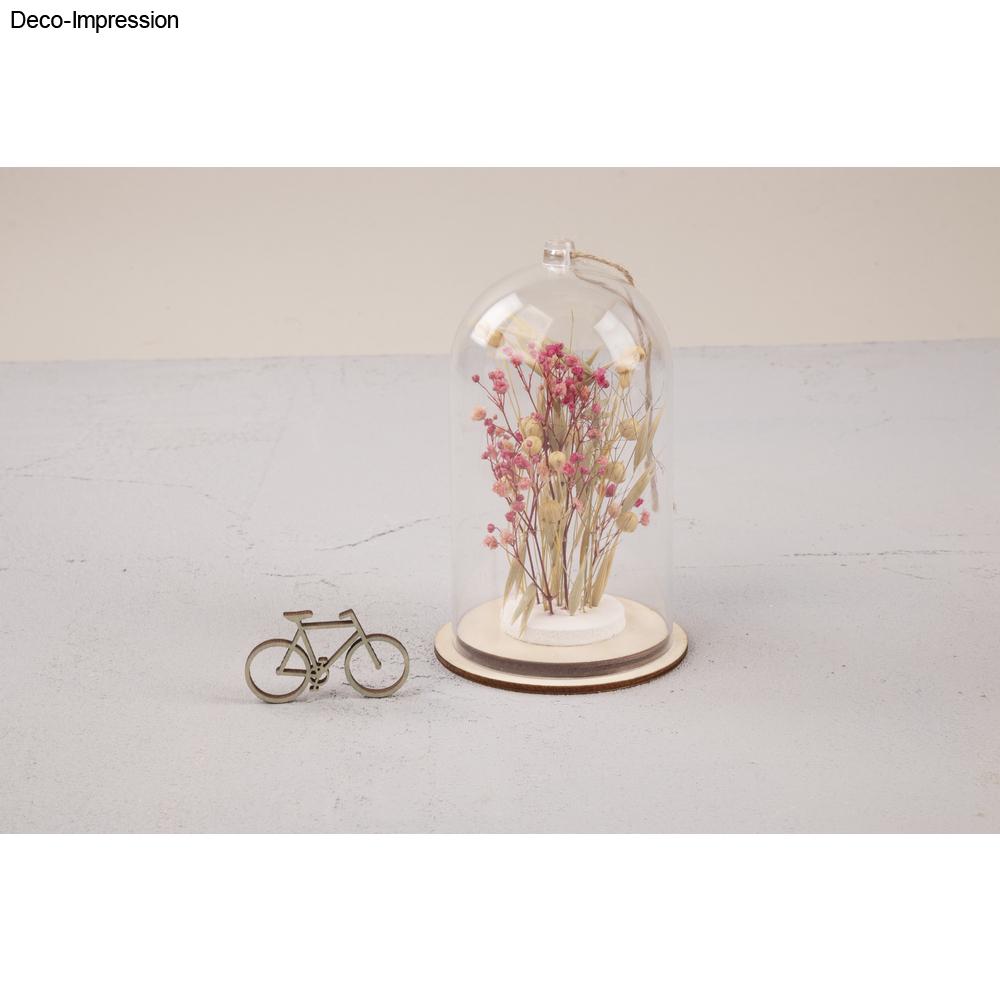 Trockenblumenstrauß Rosa – Mini-Bouquet (18–20 cm) - Produktbild