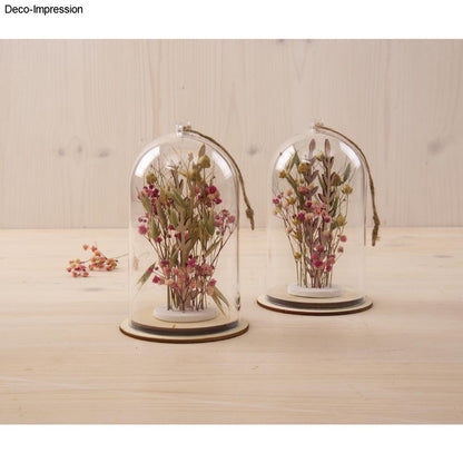 Trockenblumenstrauß Rosa – Mini-Bouquet (18–20 cm) - Produktbild