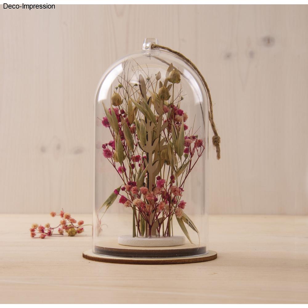 Trockenblumenstrauß Rosa – Mini-Bouquet (18–20 cm) - Produktbild