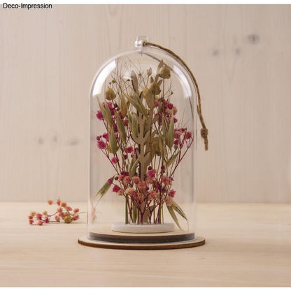 Trockenblumenstrauß Rosa – Mini-Bouquet (18–20 cm) - Produktbild